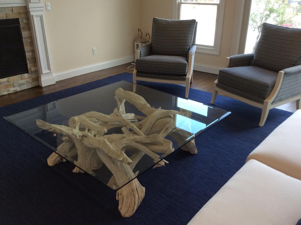 driftwood coffee table square